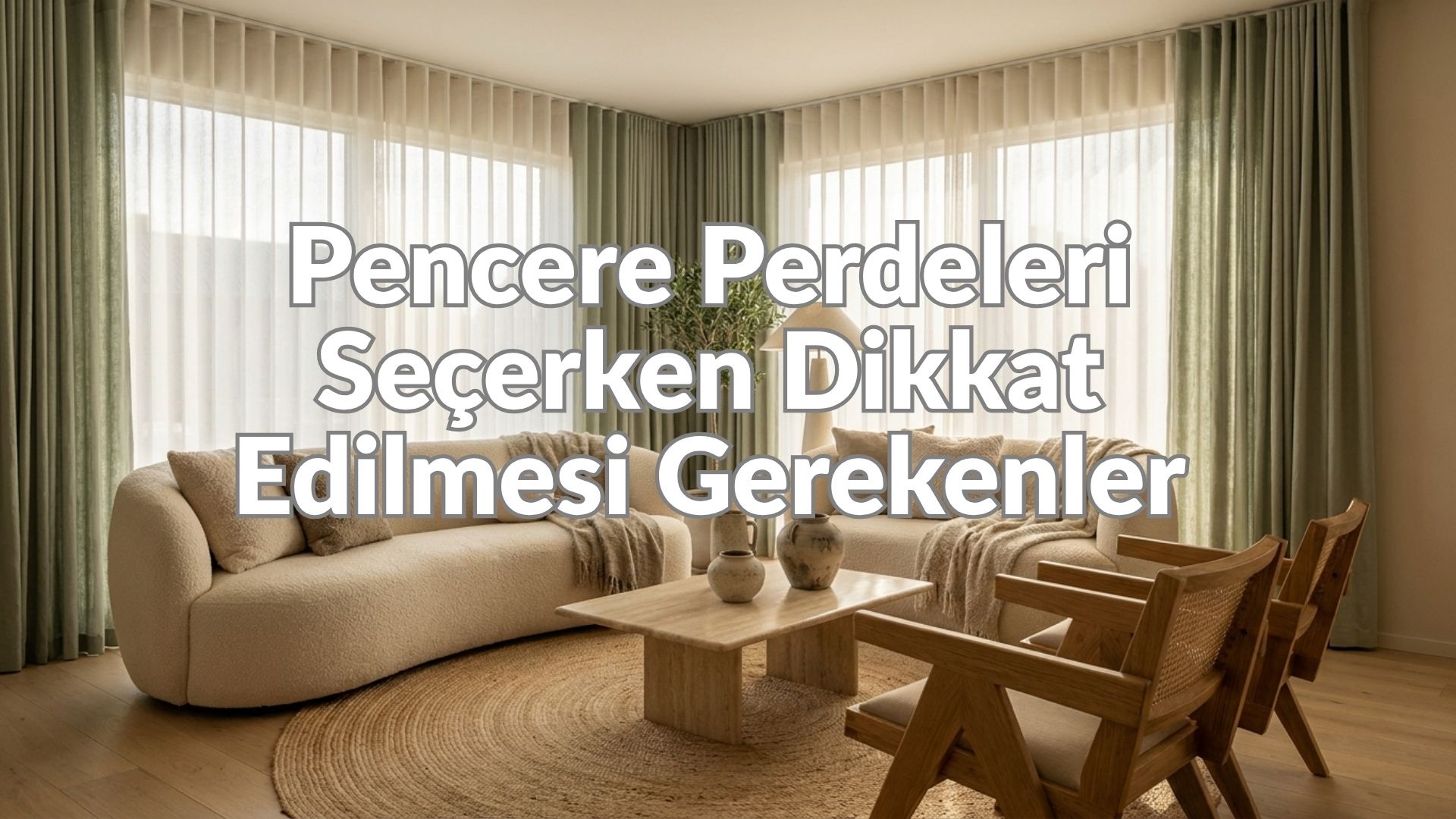 Pencere Perdeleri Seçerken Dikkat Edilmesi Gerekenler