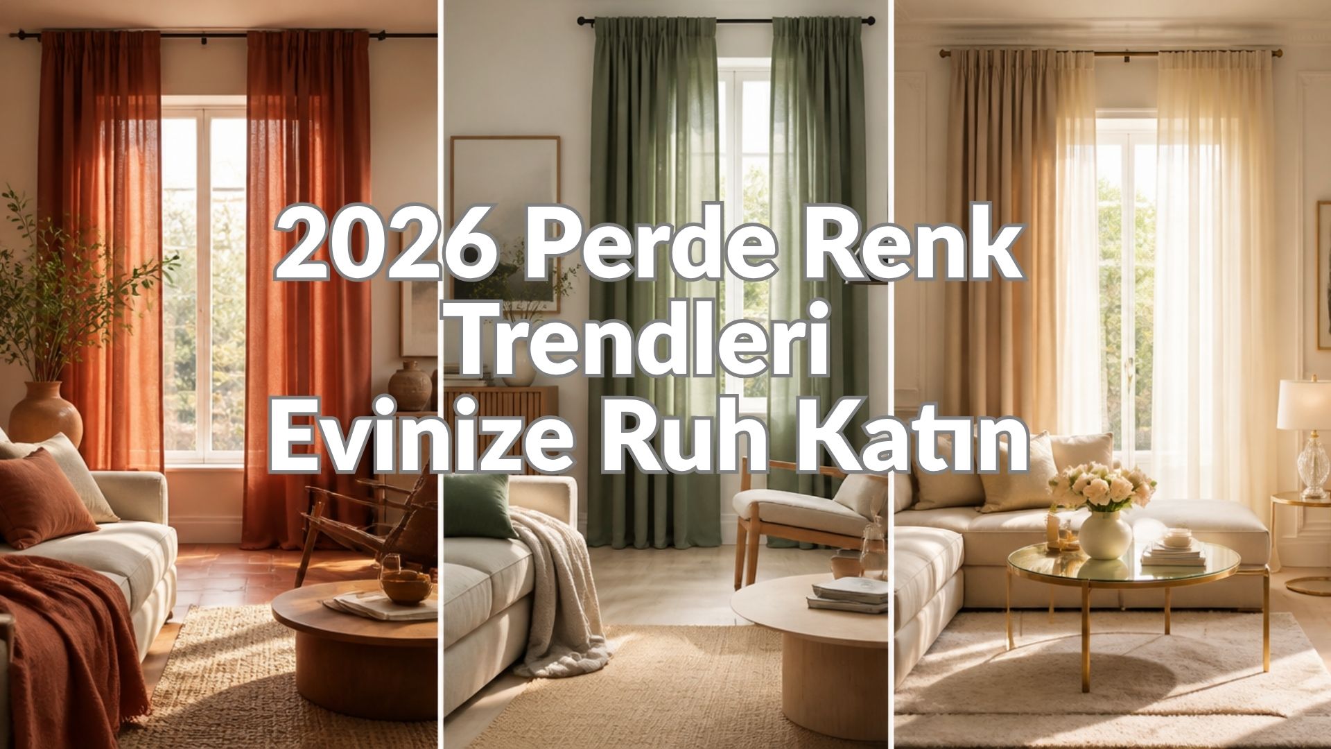 2026 Perde Renk Trendleri: Evinize Ruh Katın